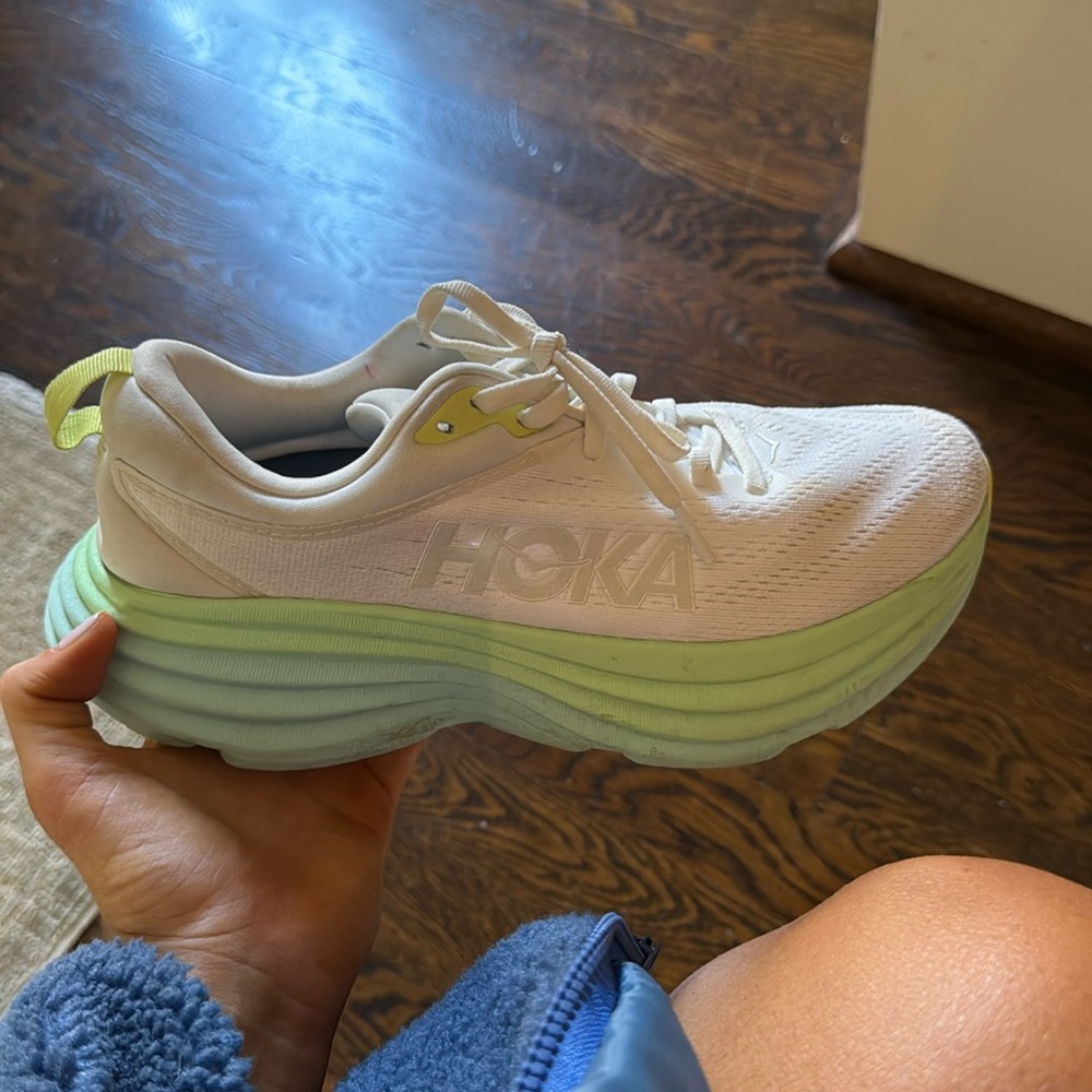 Woman’s HOKA running shoes
